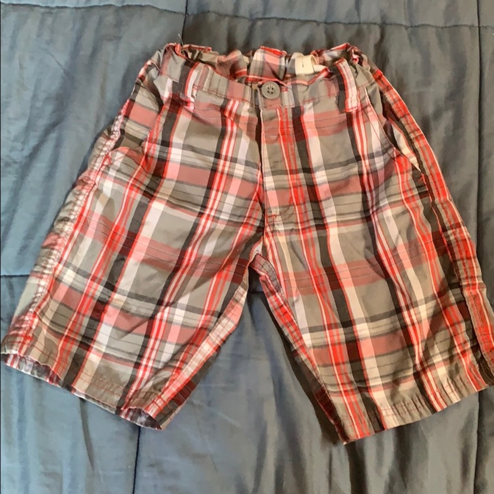 Boys Plaid Shorts